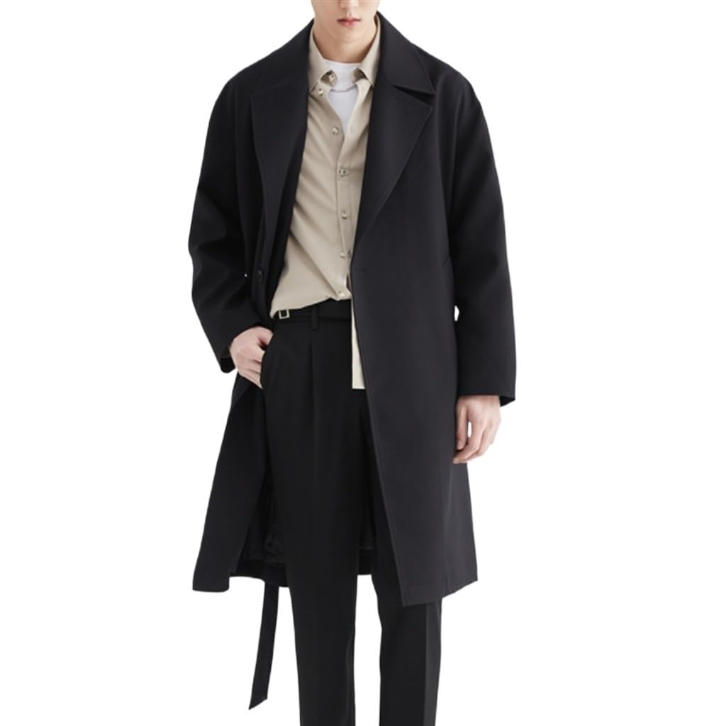 Mid-Length Trench Coat – L