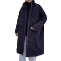 Long Stand Collar Padded Coat