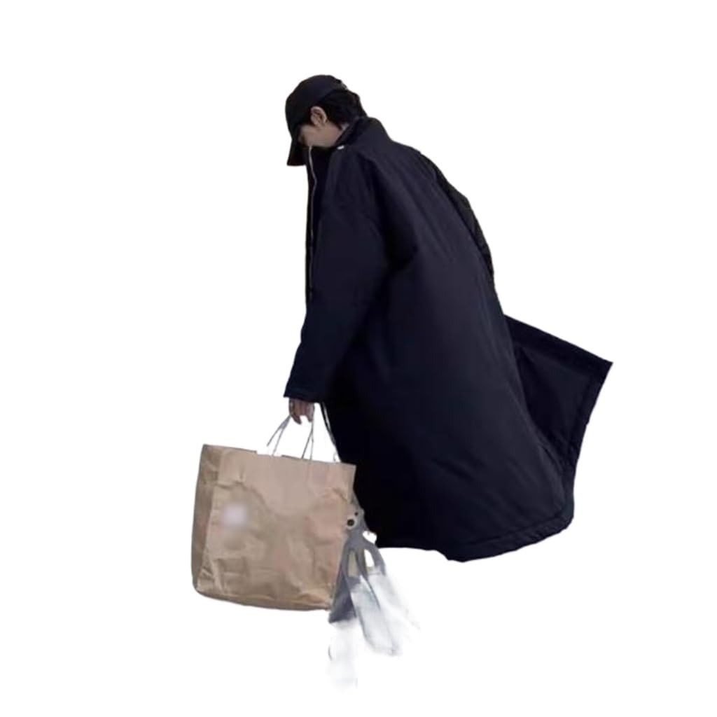 Long Stand Collar Padded Coat