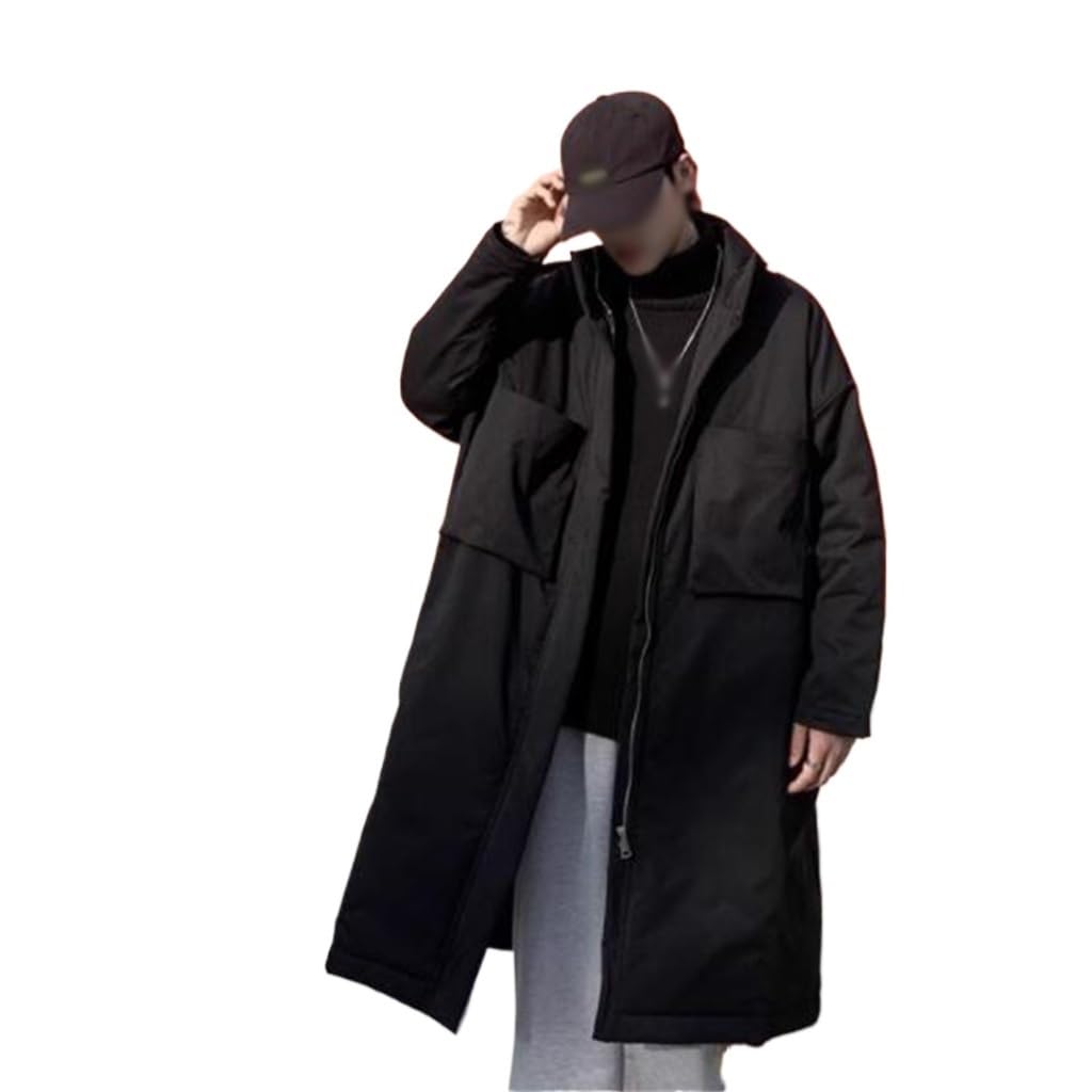 Long Stand Collar Padded Coat