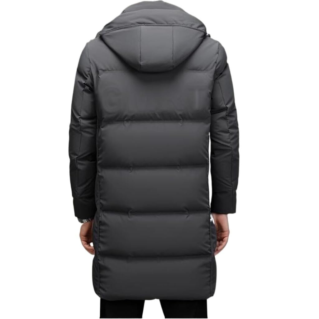 Long Duck Down Hooded Coat – 3XL