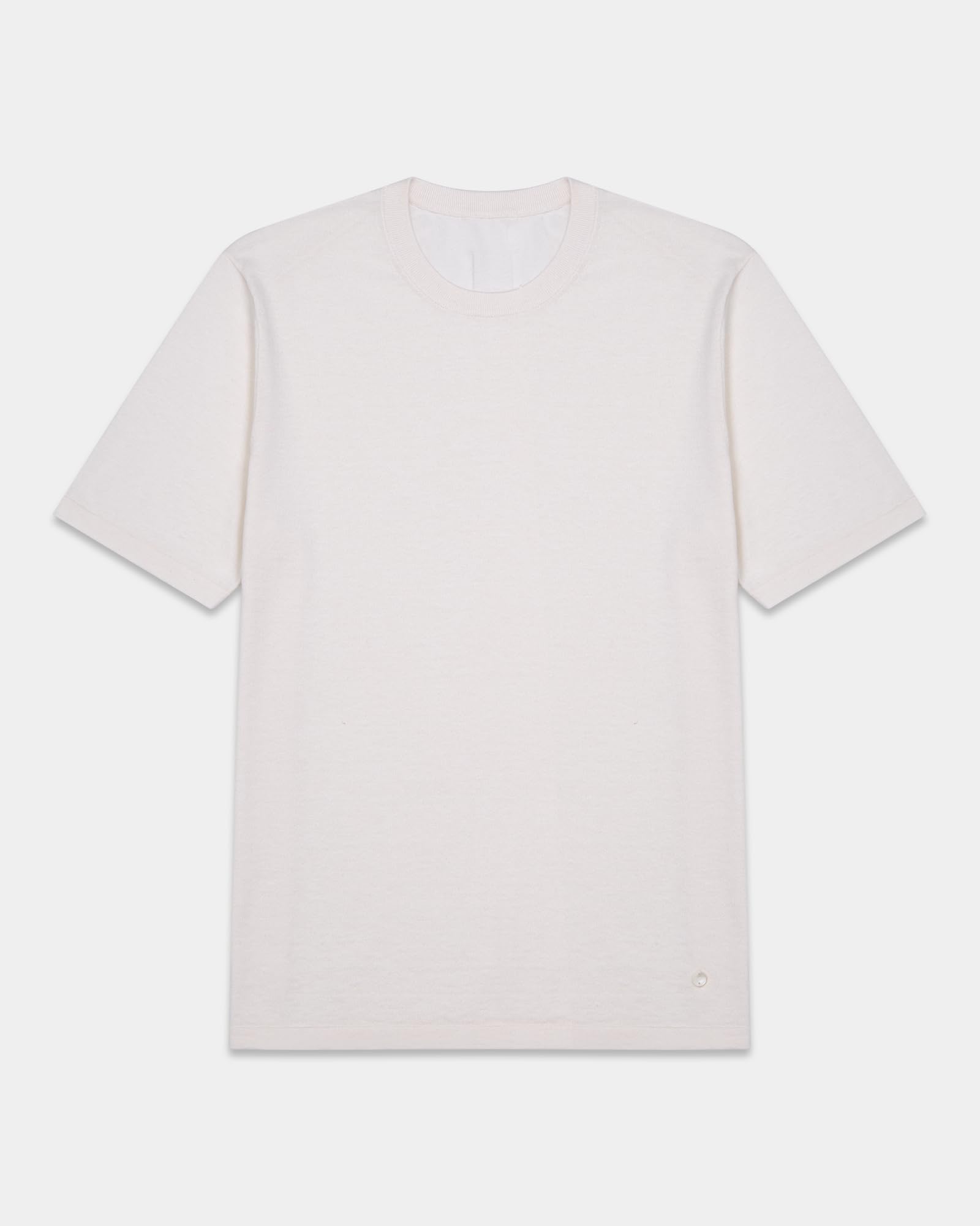 Pima Cotton & Cashmere Knit T-Shirt