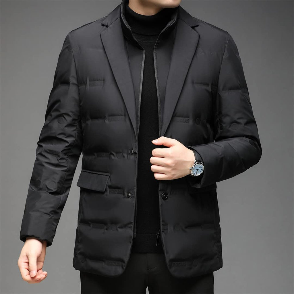 Duck Down Business Jacket – Black L