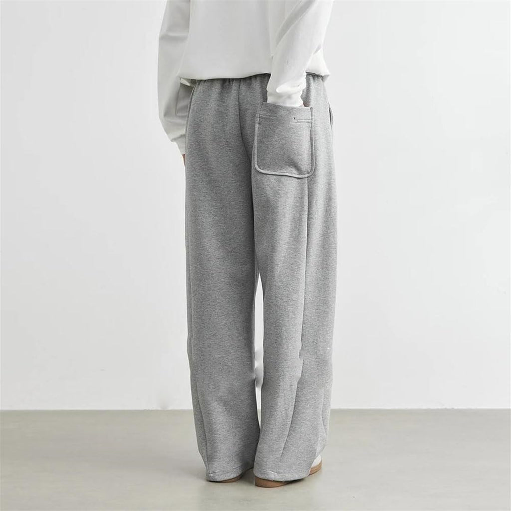 Baggy Drawstring Sweatpants – Black L