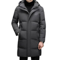 Long Duck Down Hooded Coat – 3XL