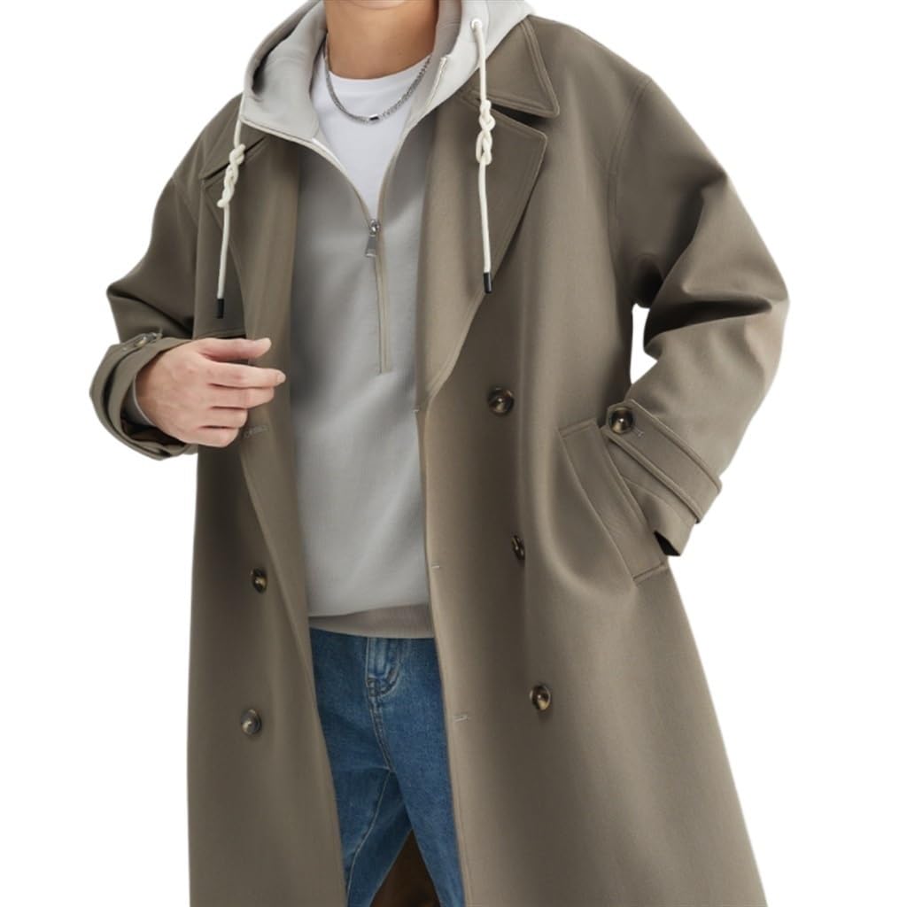 Double-Breasted Trench Coat – XXL