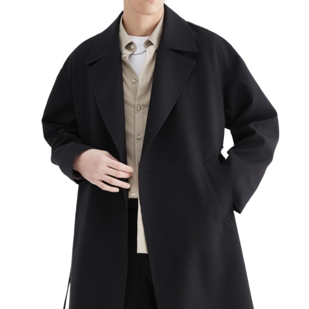 Mid-Length Trench Coat – L