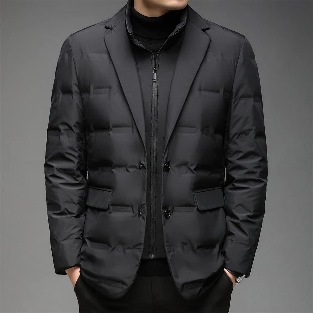 Duck Down Business Jacket – Black L