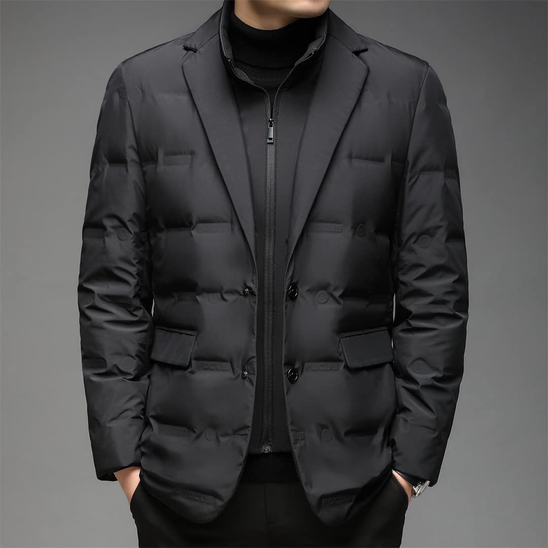 Duck Down Business Jacket – Black L