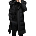Long Hooded Down Parka Coat
