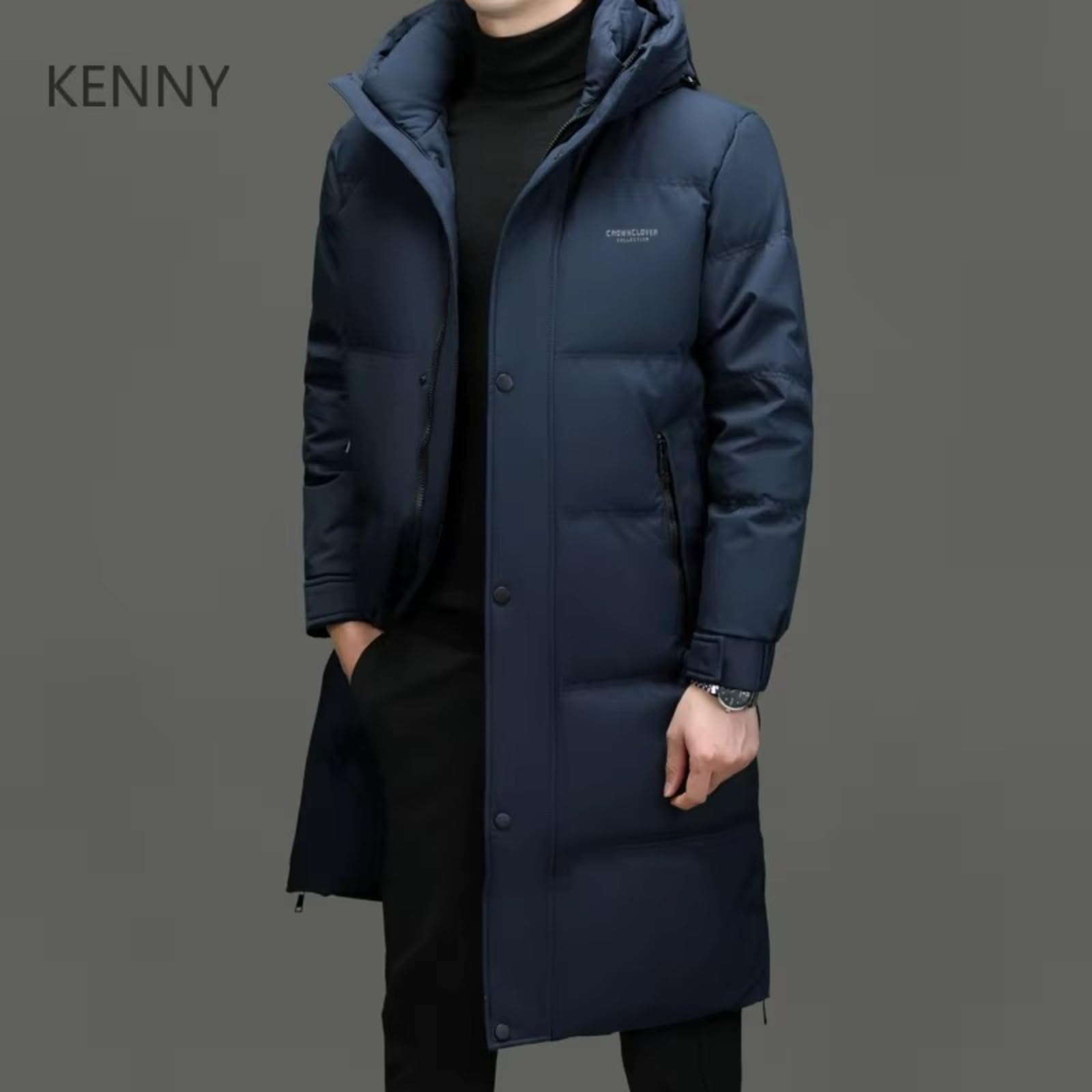 Long Down Jacket – XL