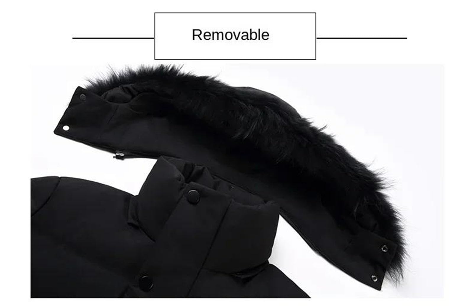 Long Hooded Down Parka Coat