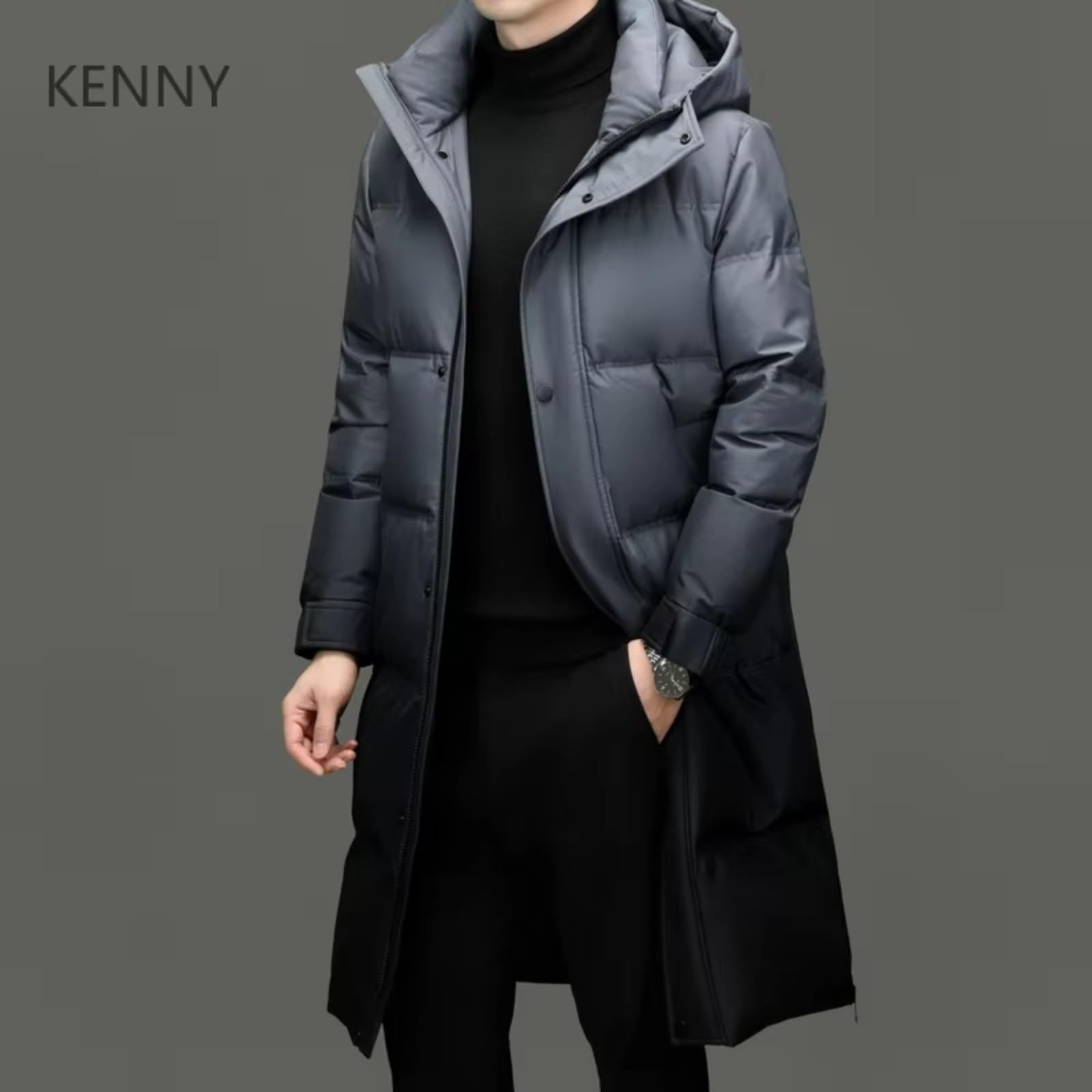 Long Down Jacket – XL