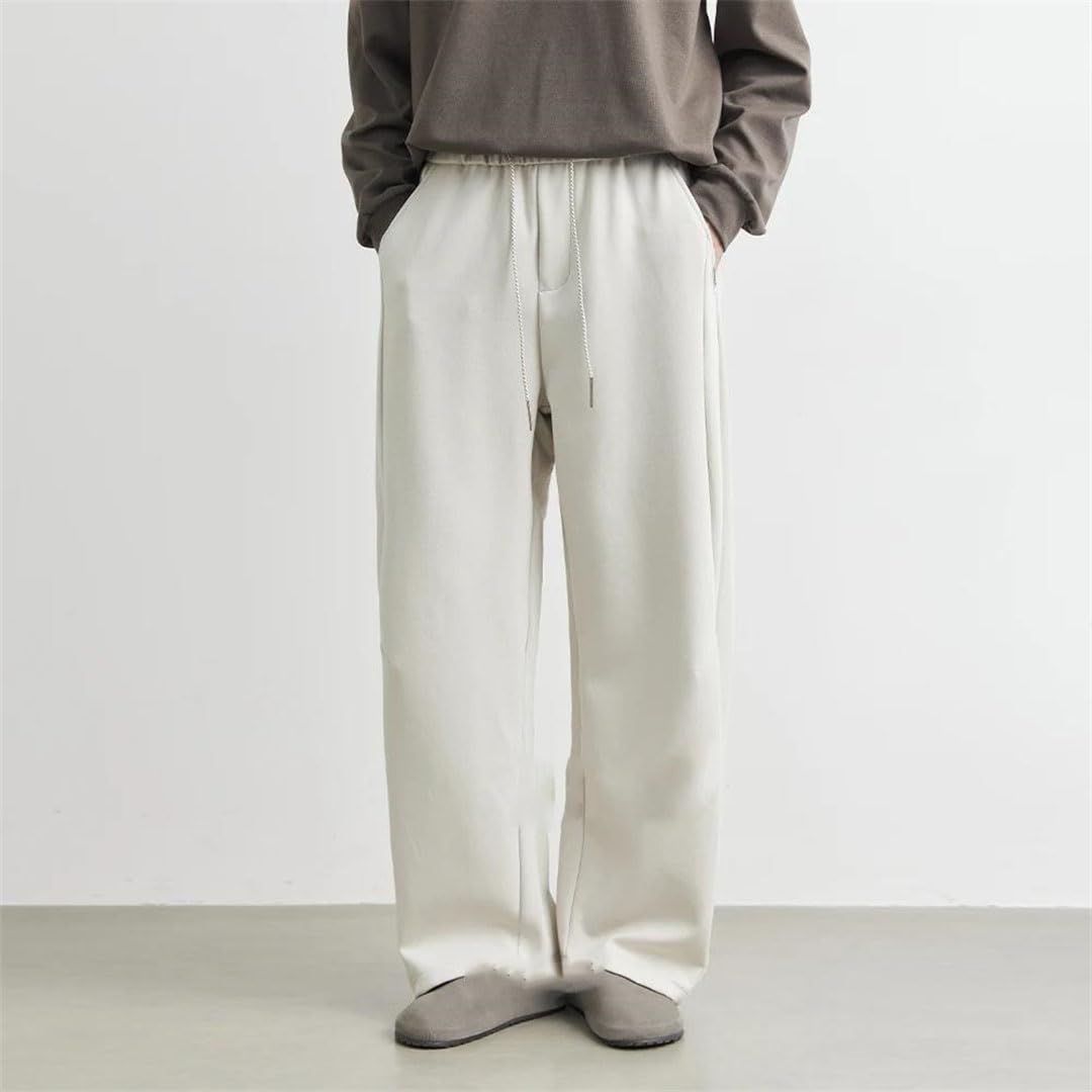 Baggy Drawstring Sweatpants – Black L