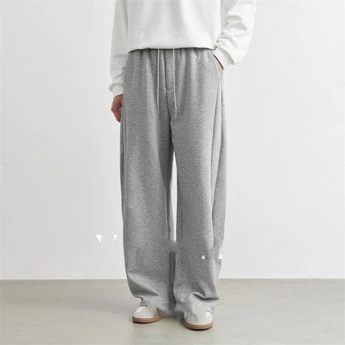 Baggy Drawstring Sweatpants – Black L