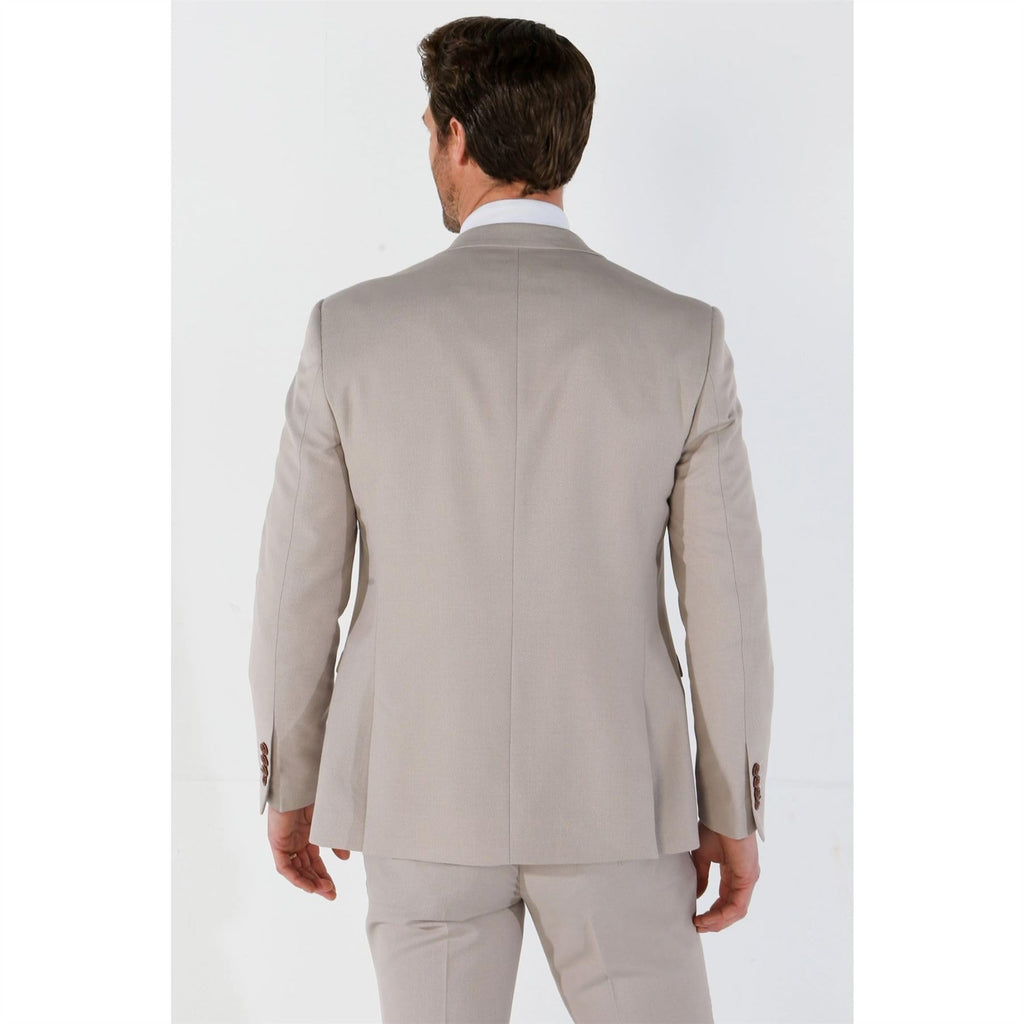 Birdseye Tailored Sport Coat – Stone 48R
