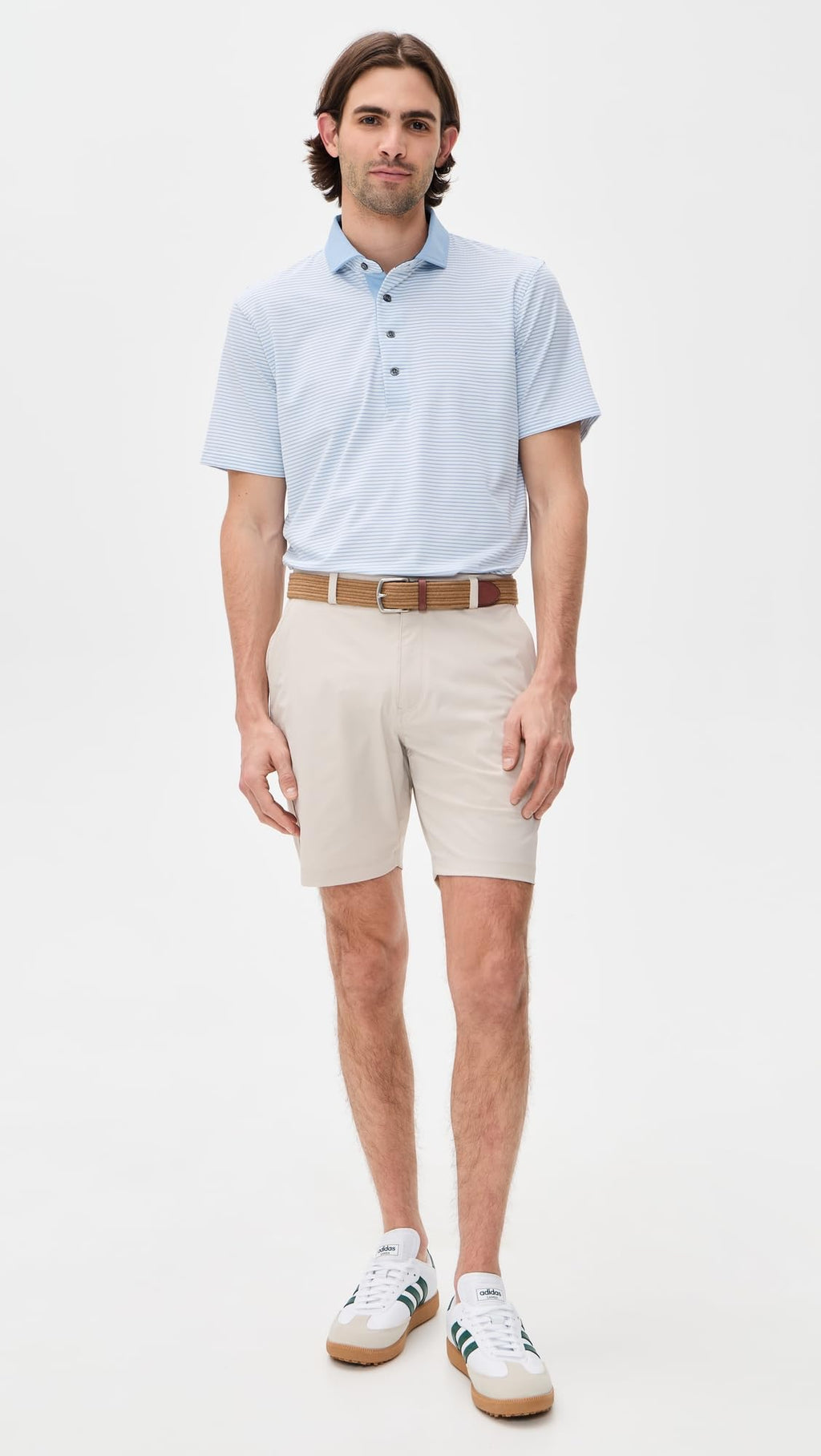 Pull-On Shorts 8" – Stone L