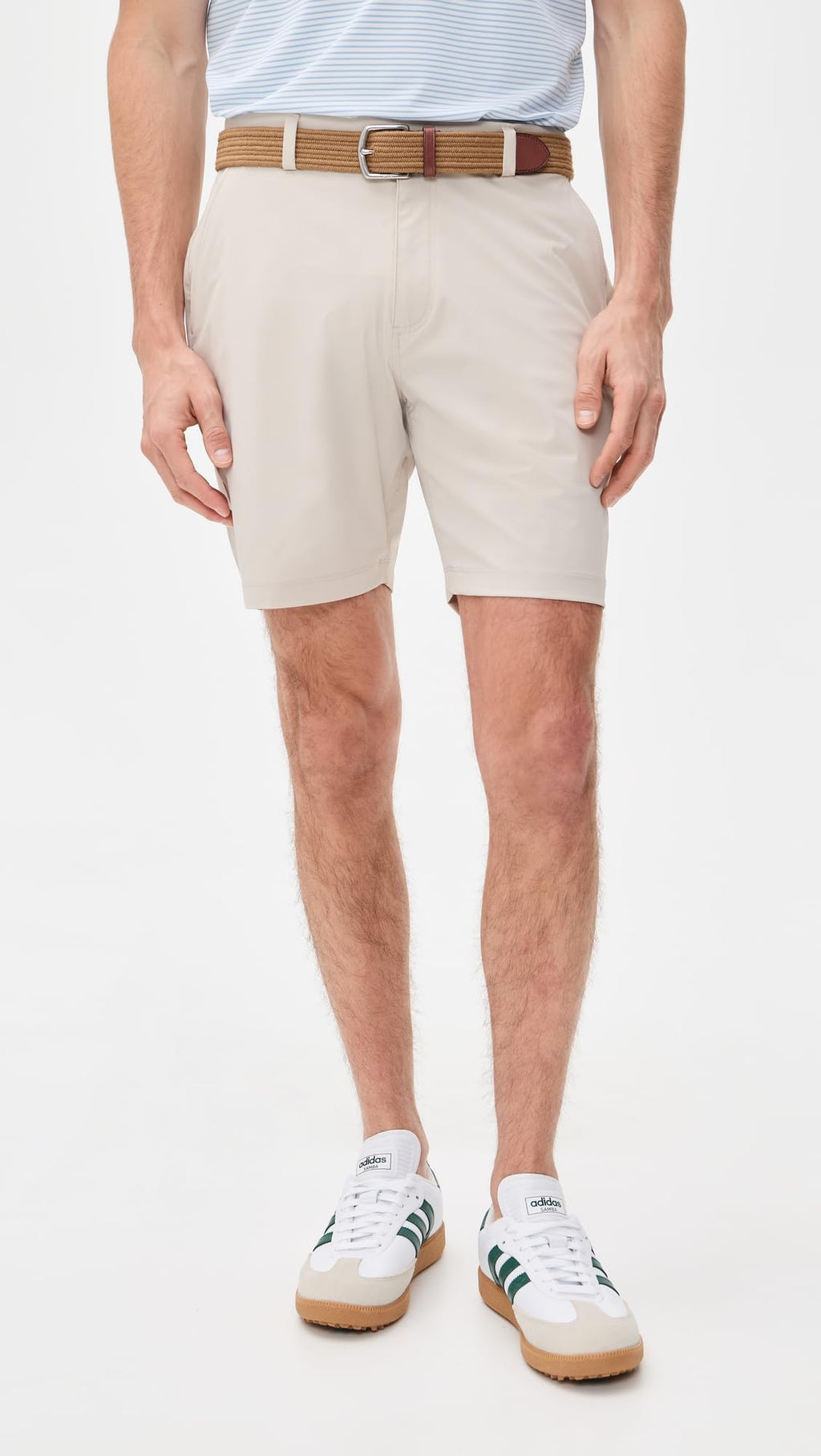 Pull-On Shorts 8" – Stone L