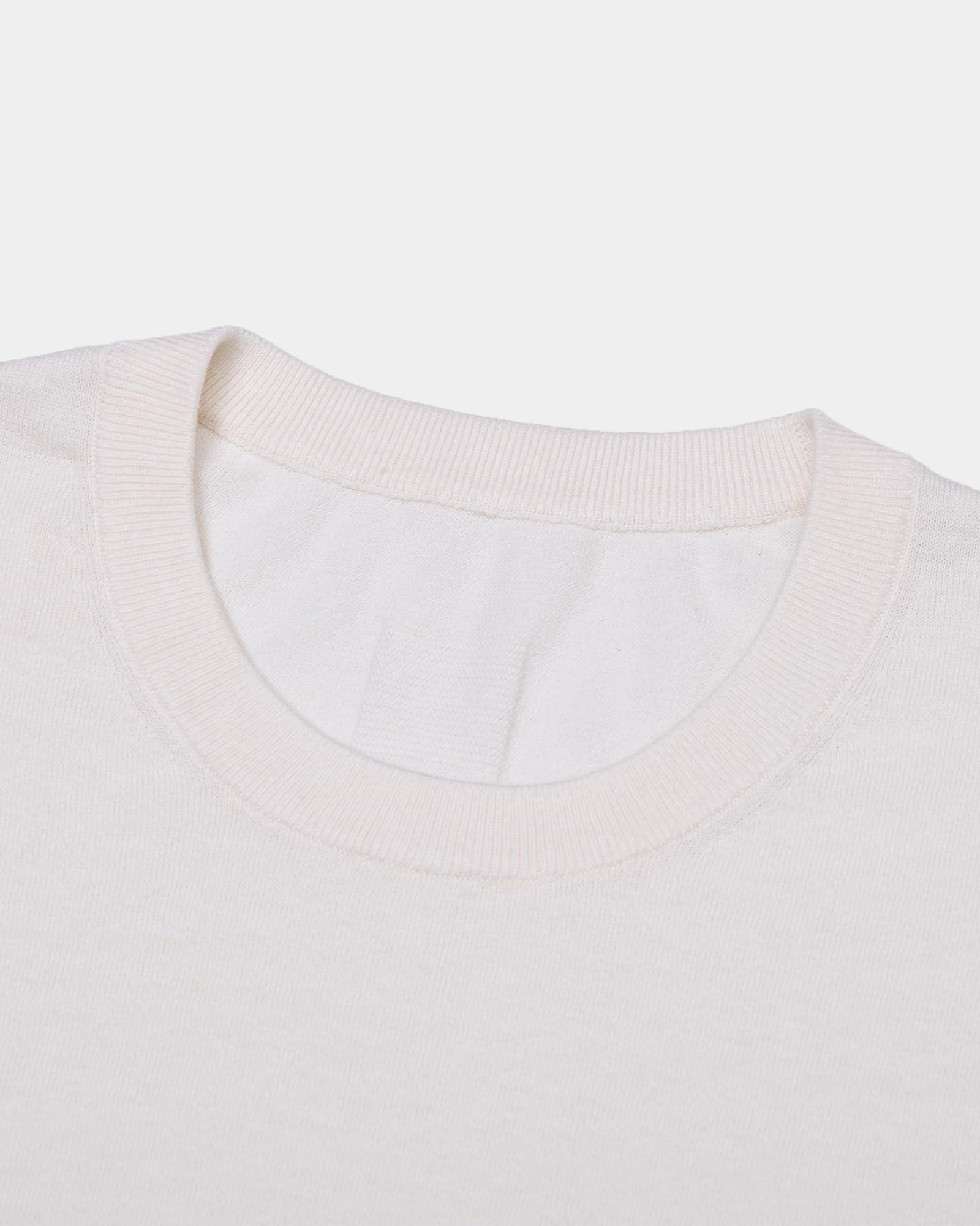 Pima Cotton & Cashmere Knit T-Shirt