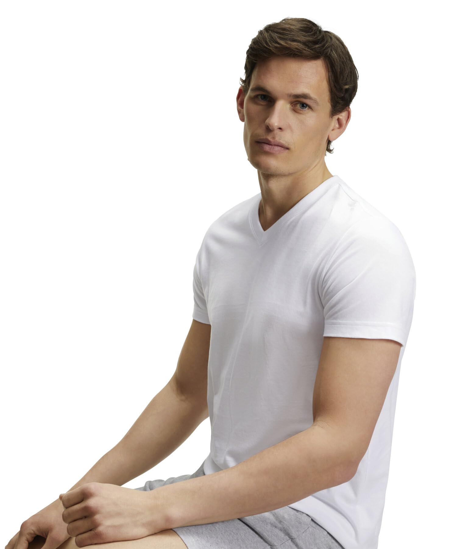 Cotton V-Neck Short Sleeve T-Shirt