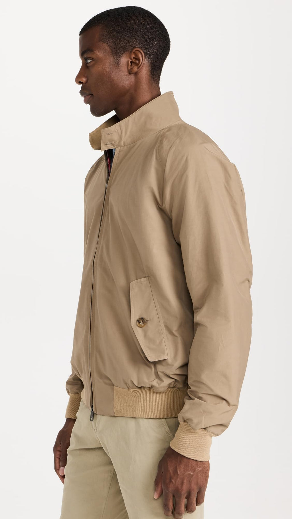 Classic Harrington Jacket – Tan S