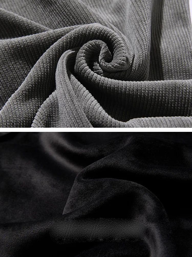 Fleece-Lined Track Pants – Grey 26W