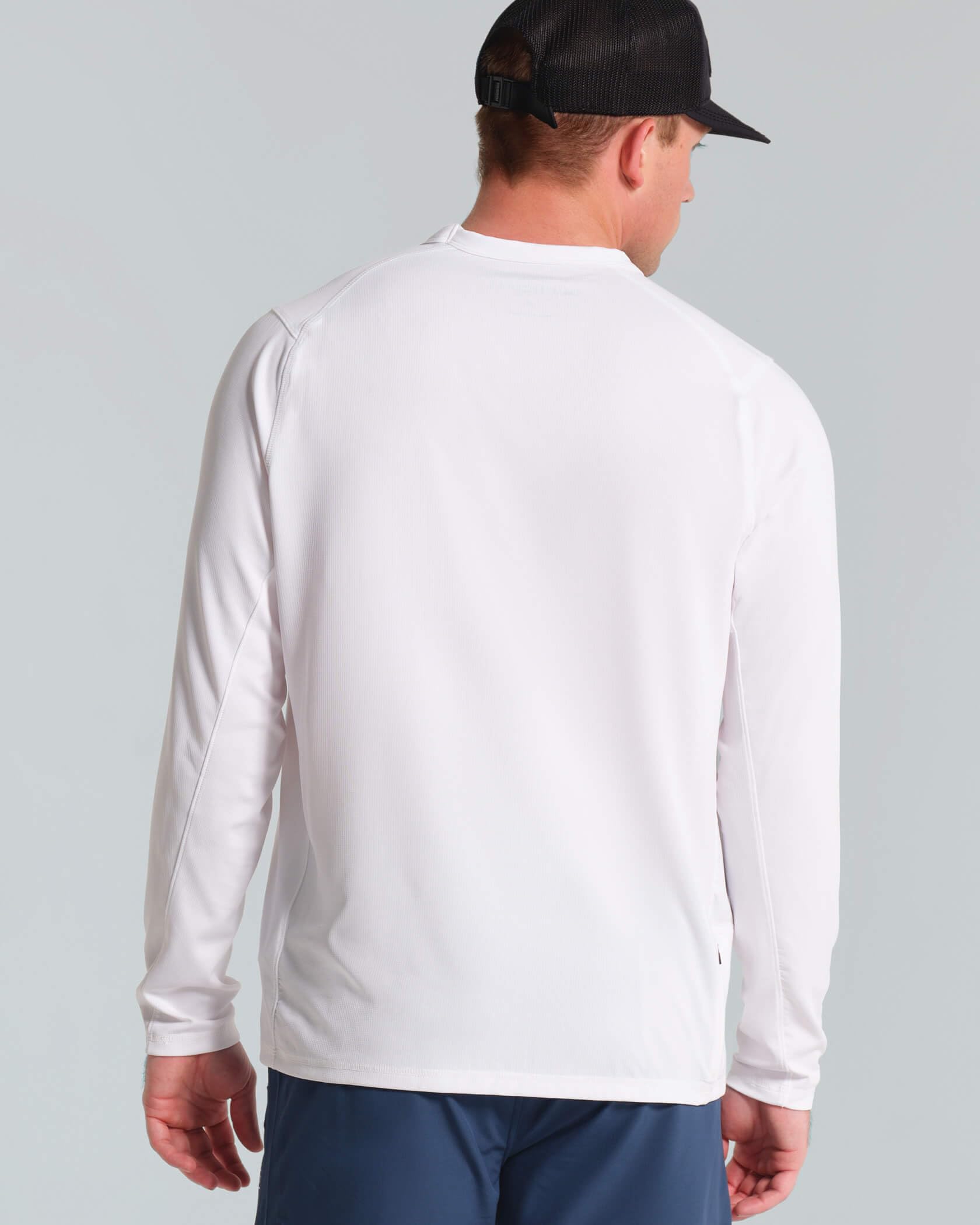 Tech Long Sleeve T-Shirt – White L