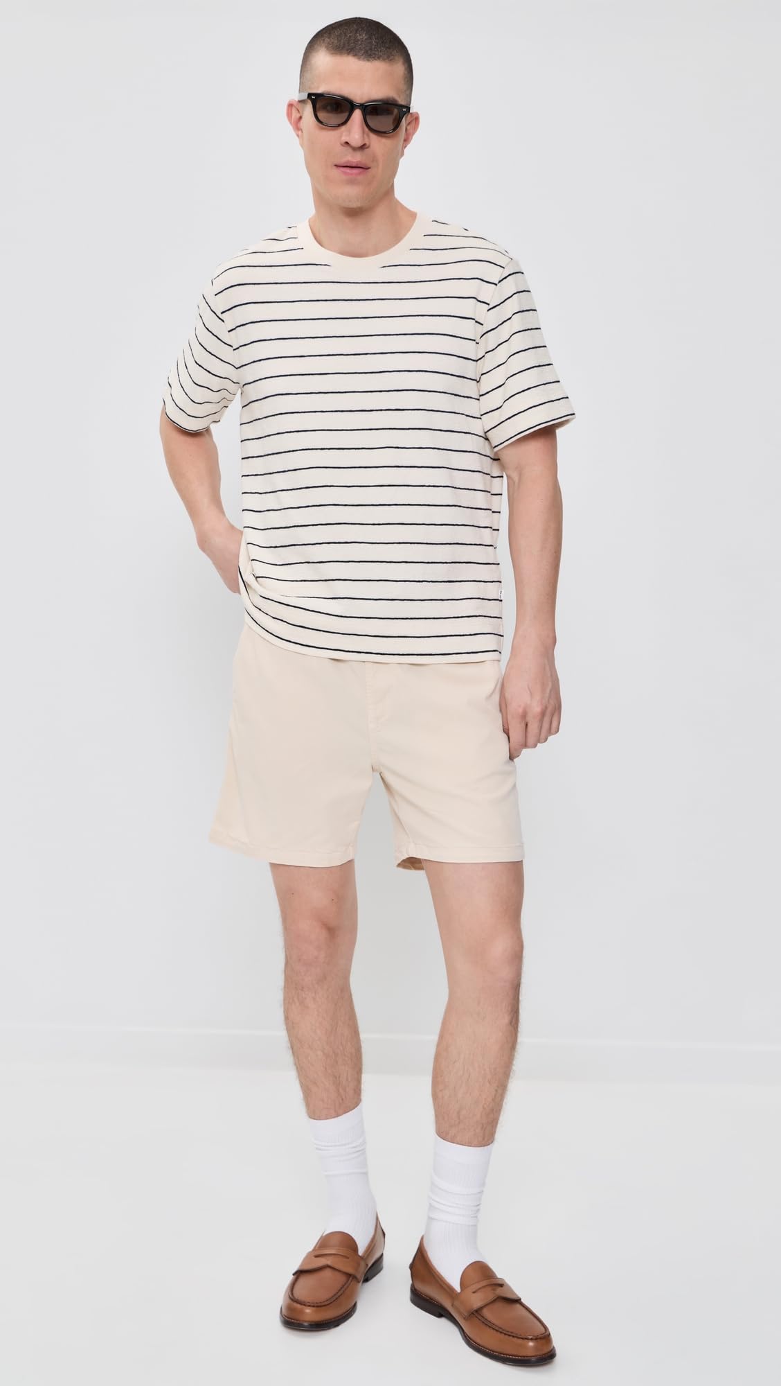 Pull-On Shorts 6" – Ivory M