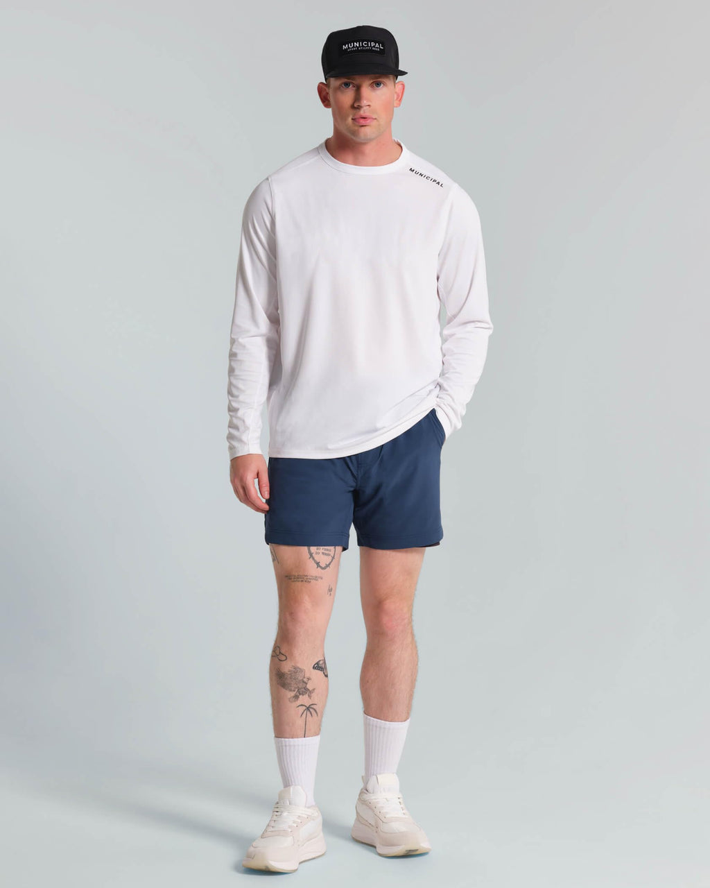 Tech Long Sleeve T-Shirt – White L
