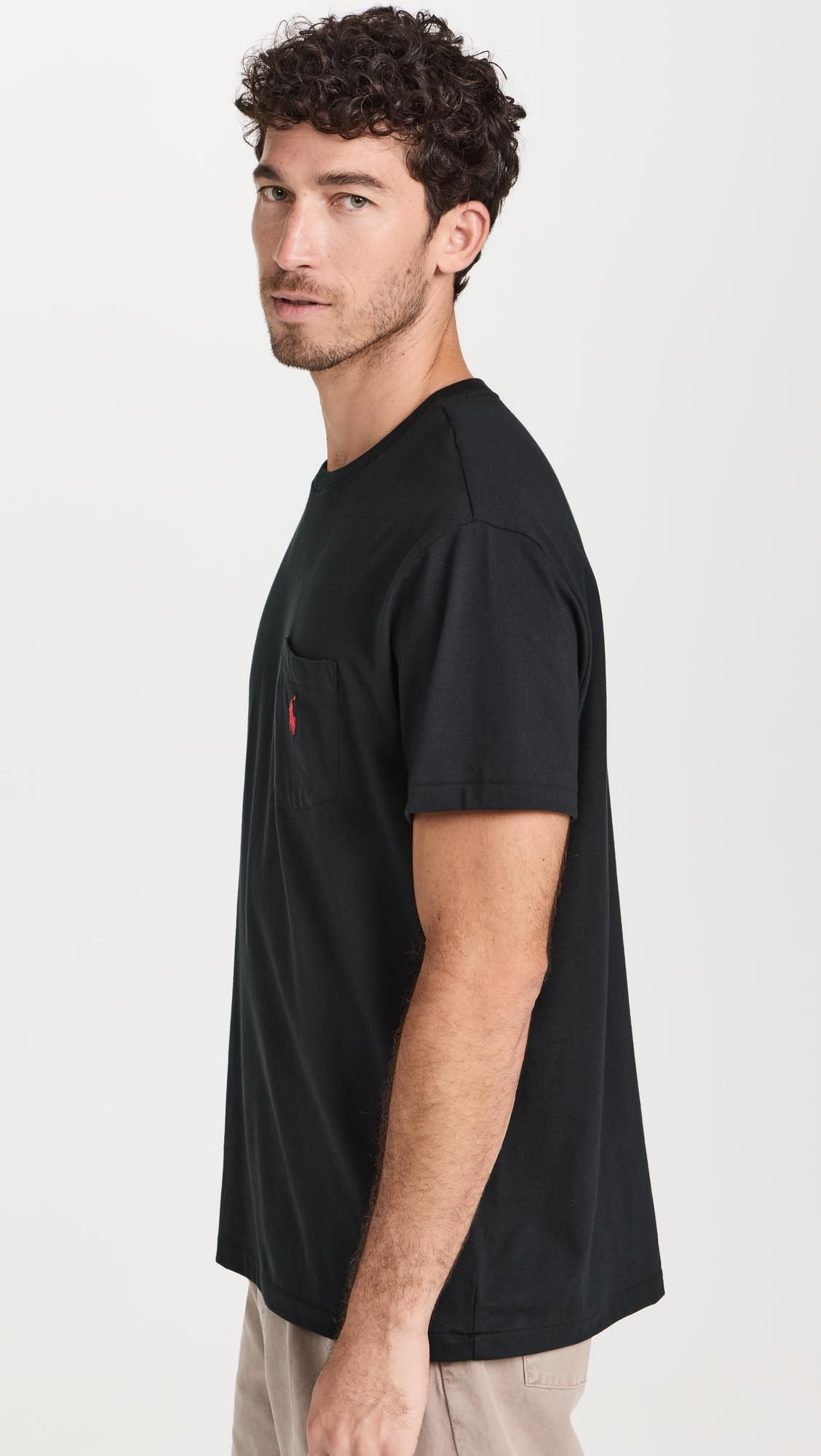 Classic Fit Pocket T-Shirt – Black XL