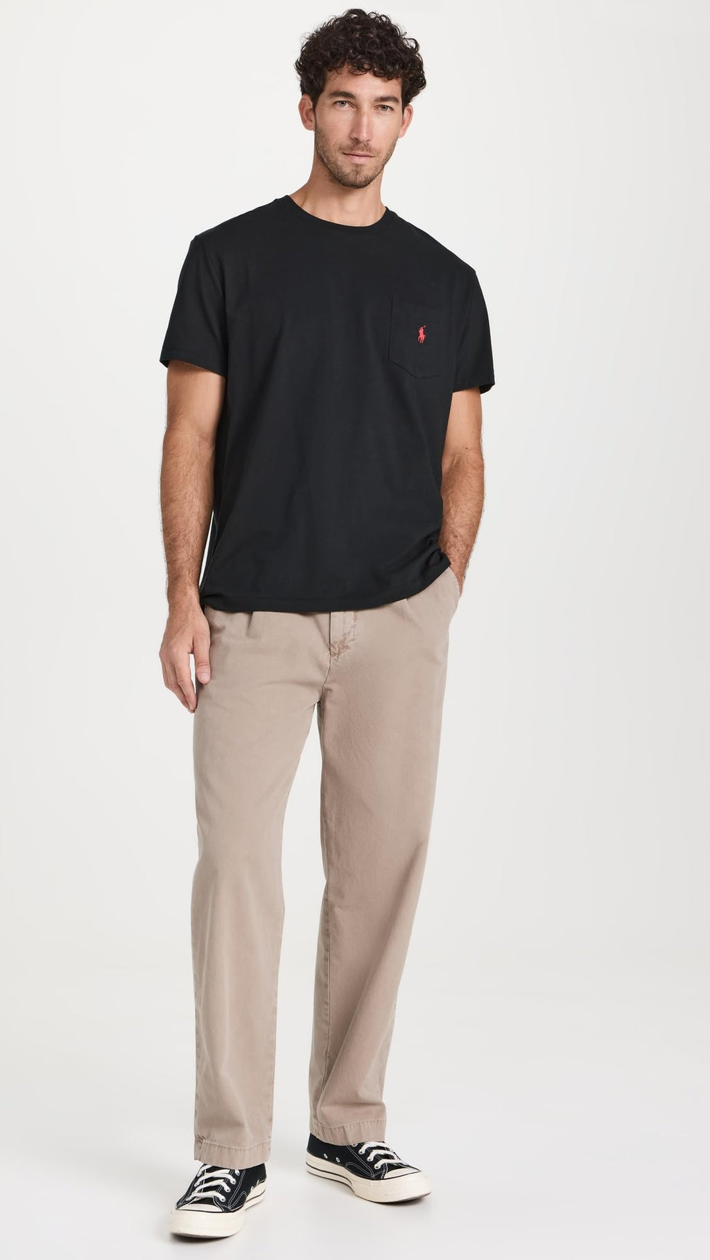 Classic Fit Pocket T-Shirt – Black XL