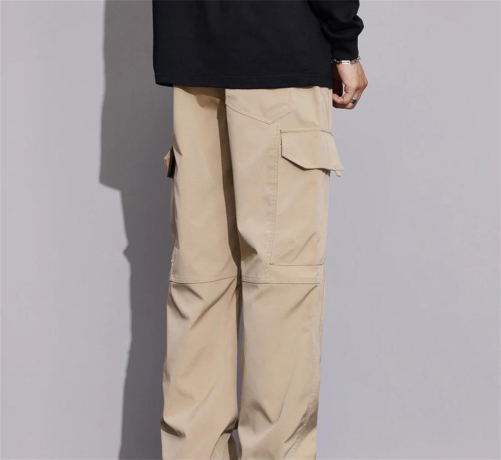 Tall Cargo Pants – Black