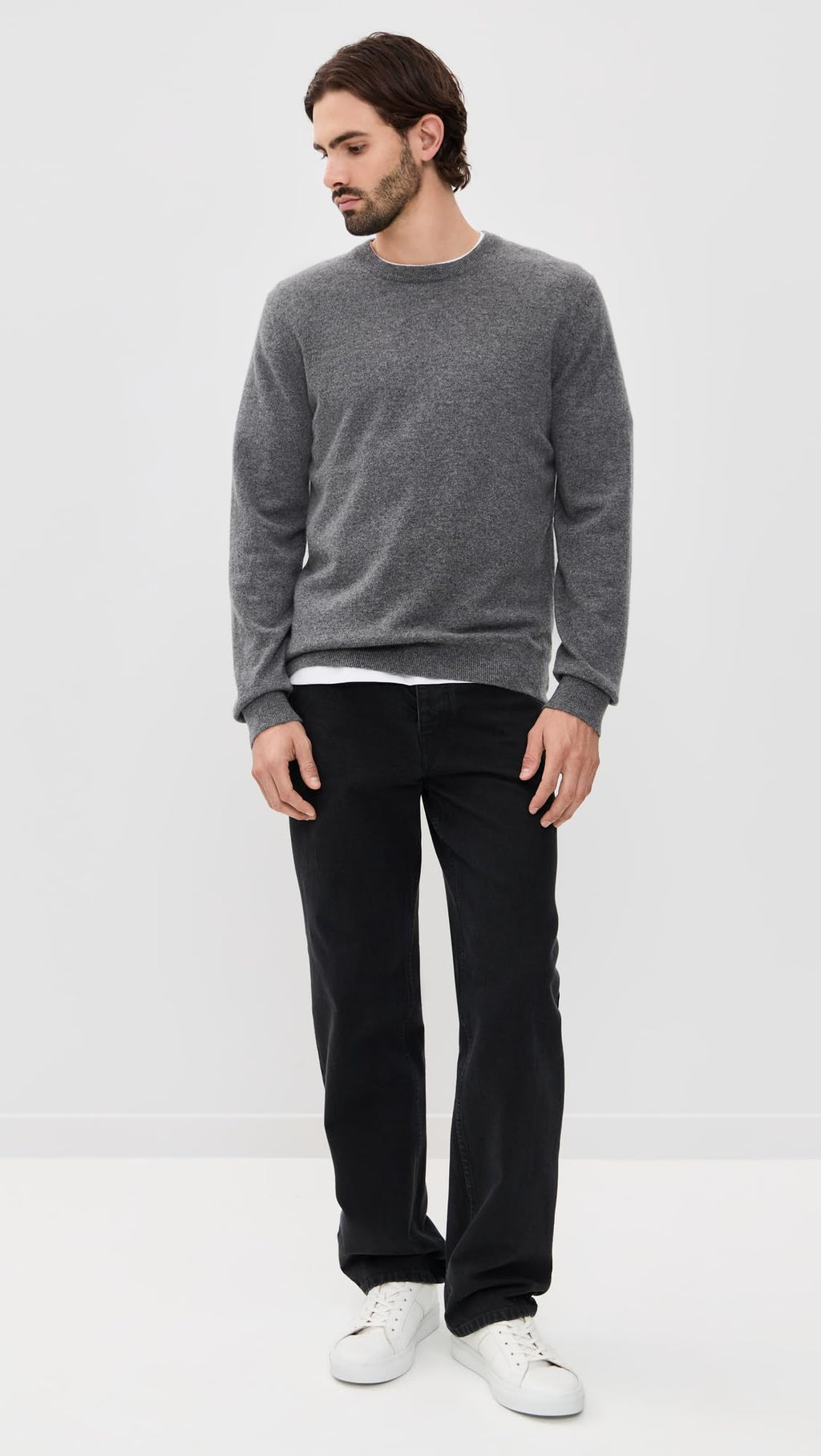 Men's Cashmere Crew Neck Sweater