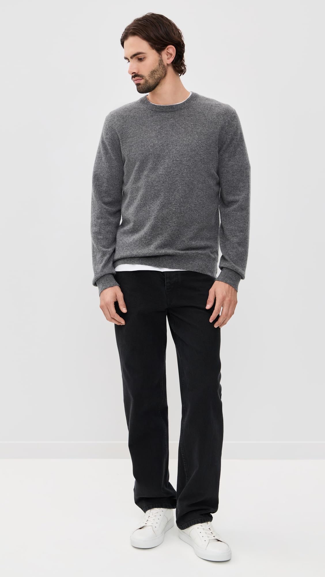 Men's Cashmere Crew Neck Sweater