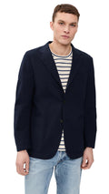 Gitman Vintage Men's Seersucker Blazer, Navy, S