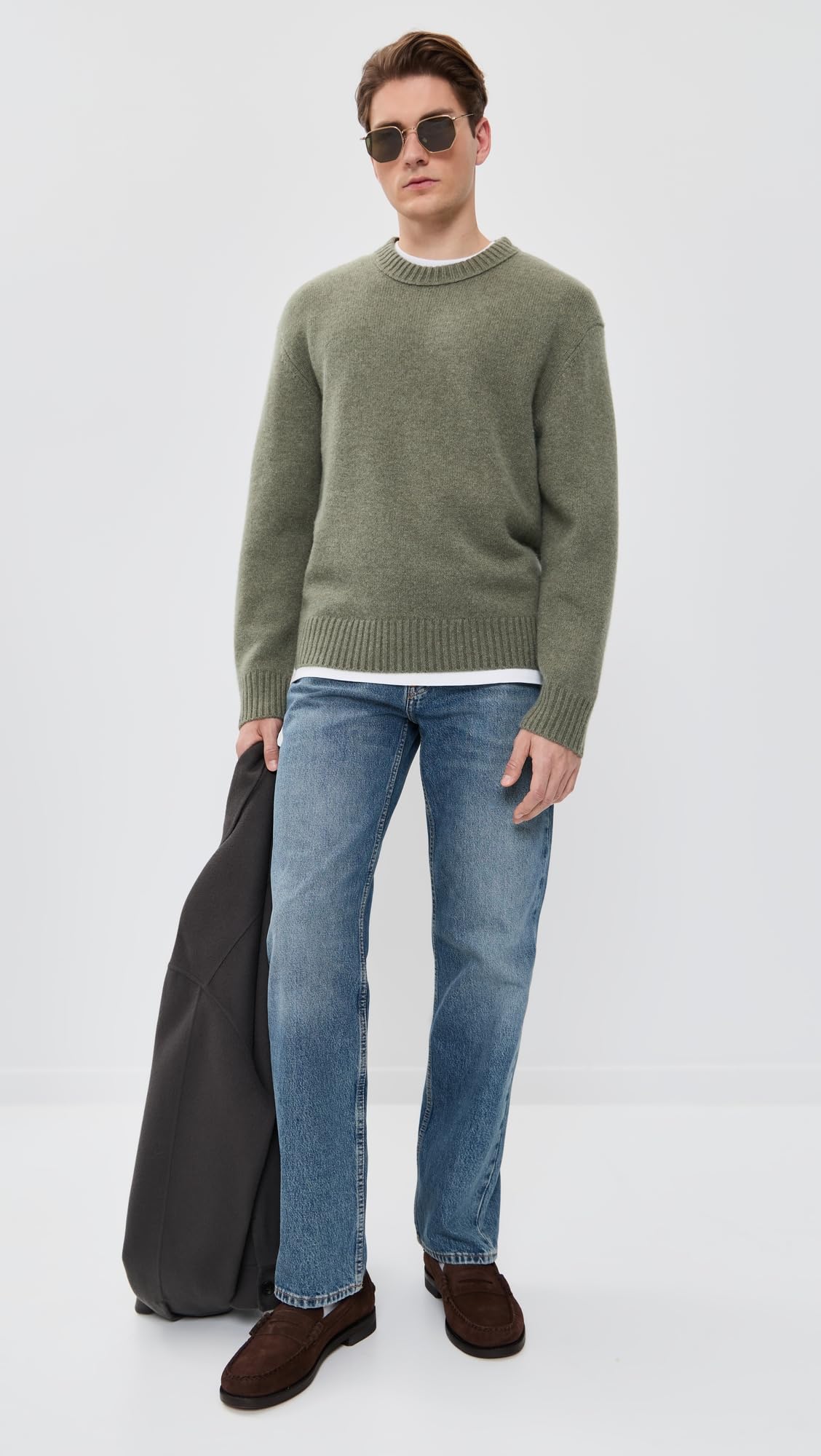 Men's Cashmere Crew Neck Sweater