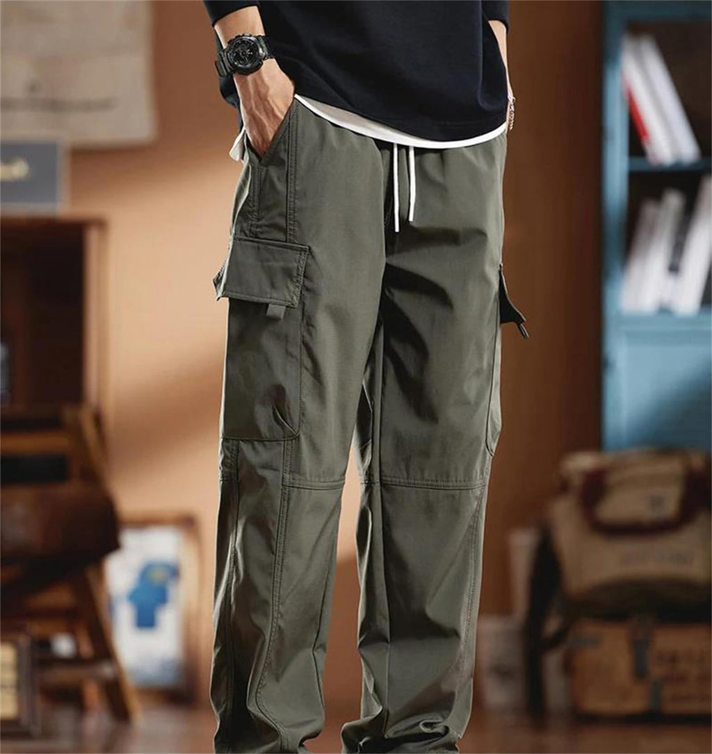 Tall Cargo Pants – Black
