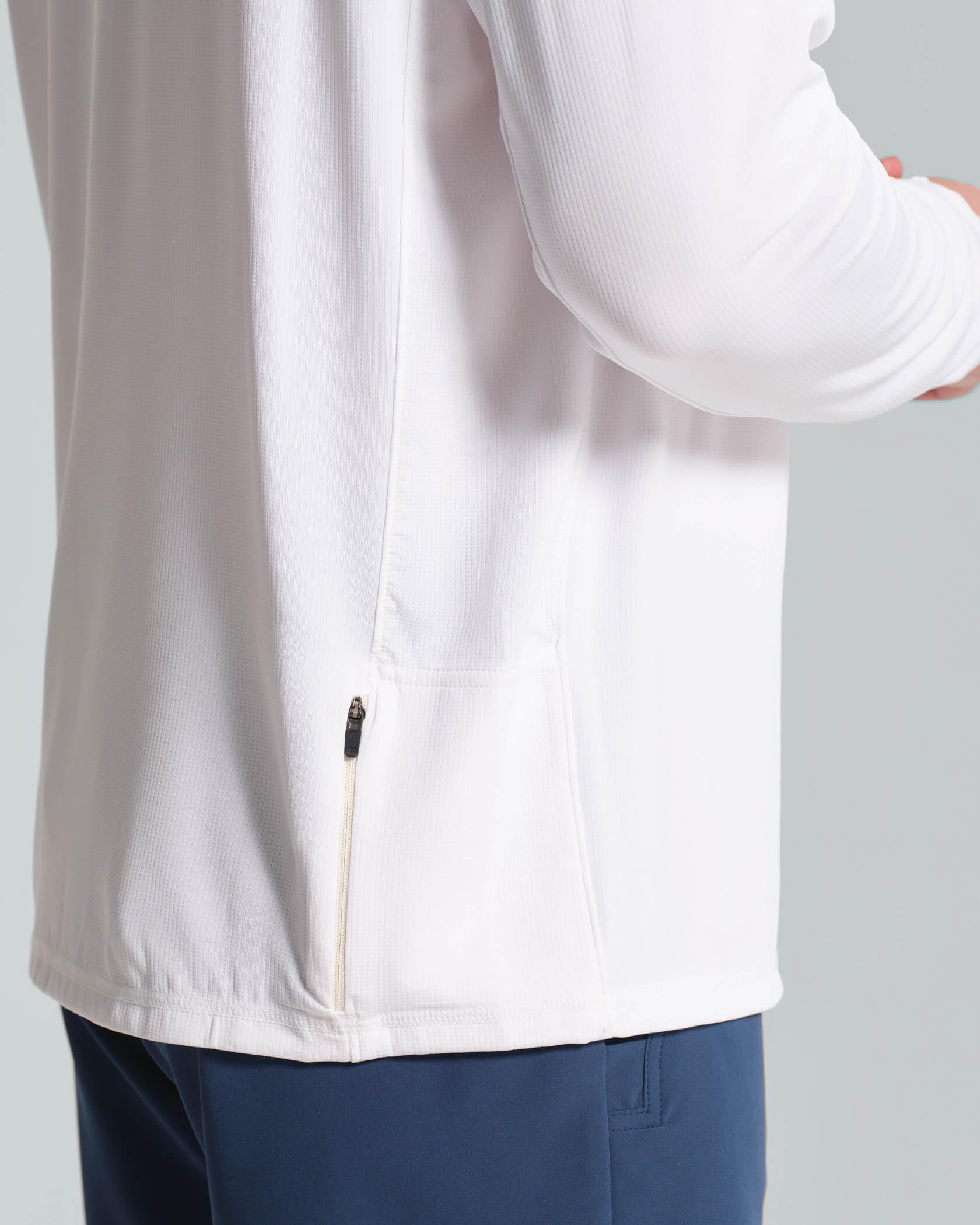 Tech Long Sleeve T-Shirt – White L