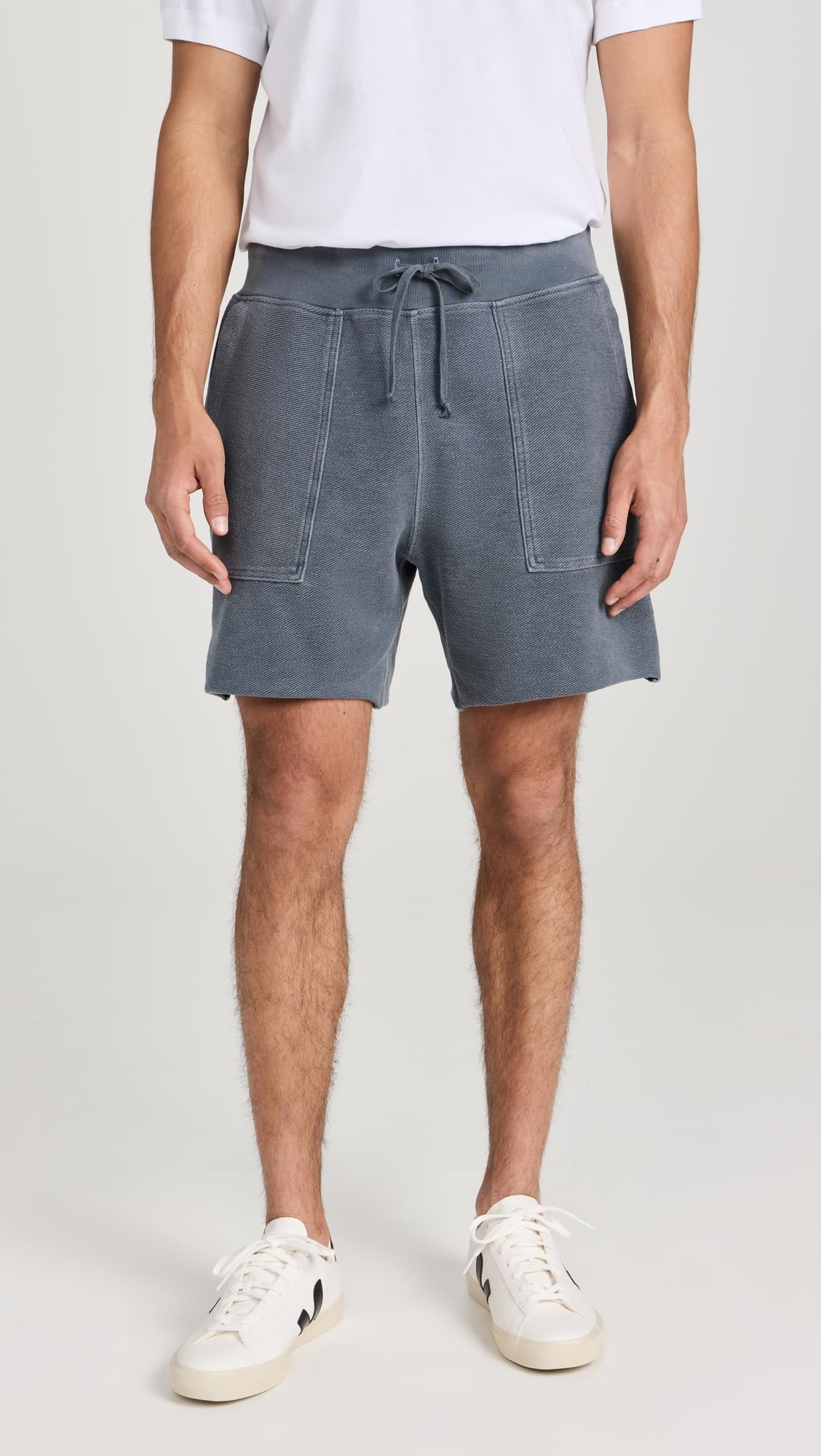 Twill Terry Utility Sweat Shorts – Navy XS