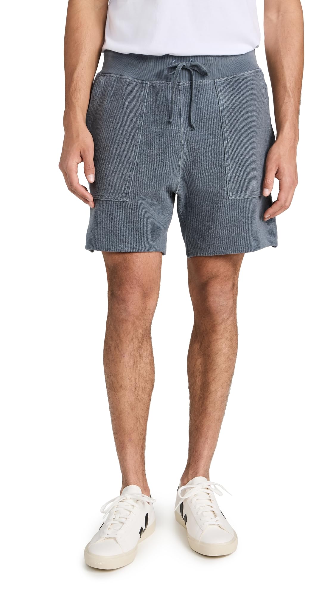 Twill Terry Utility Sweat Shorts – Navy XS