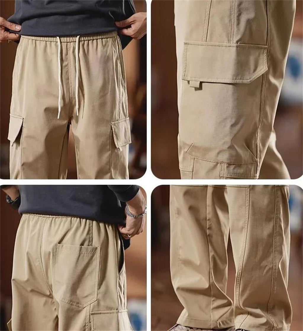 Tall Cargo Pants – Black
