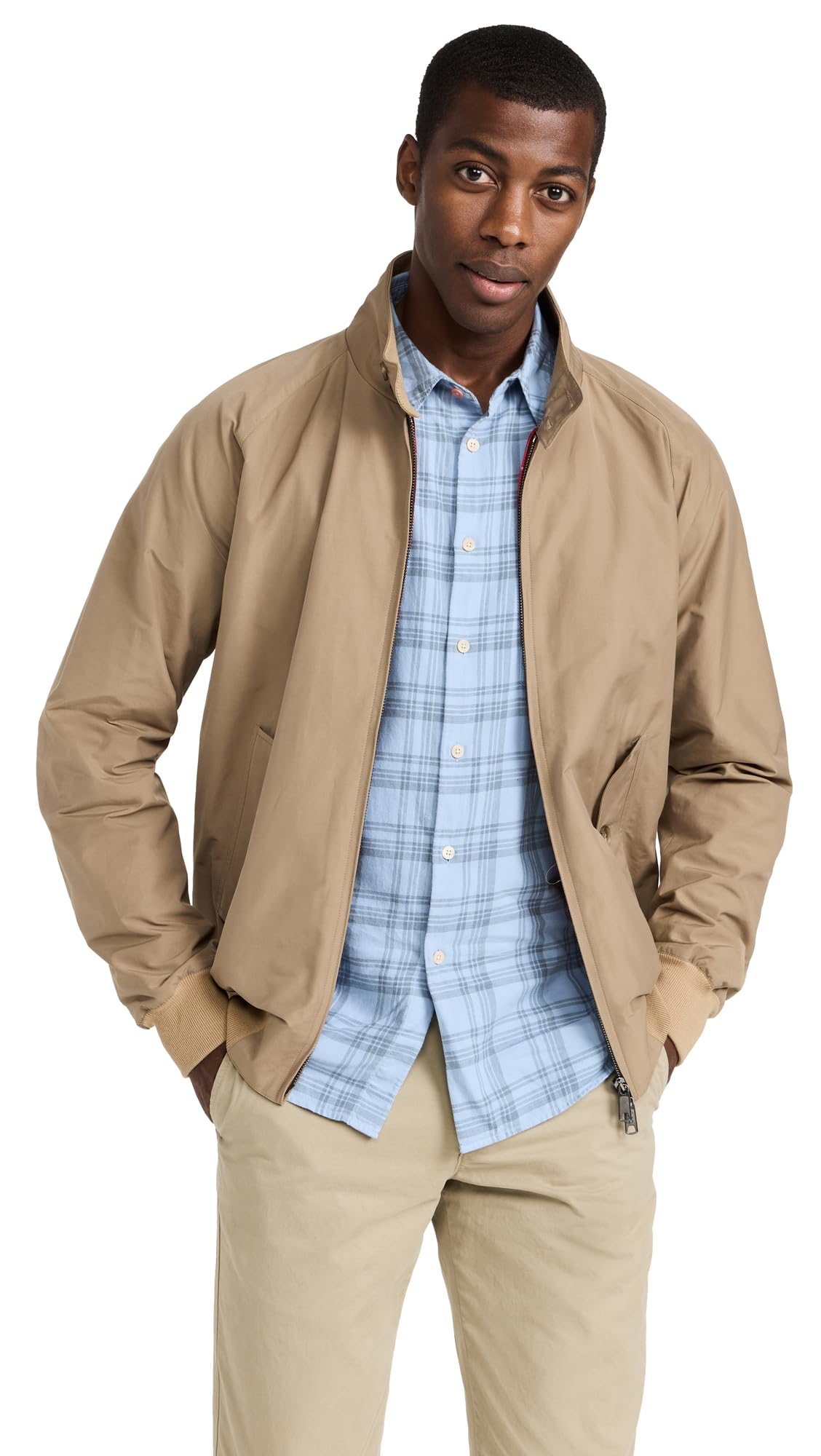 Classic Harrington Jacket – Tan S