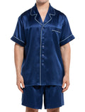 Mulberry Silk Pajama Set – Navy XXL