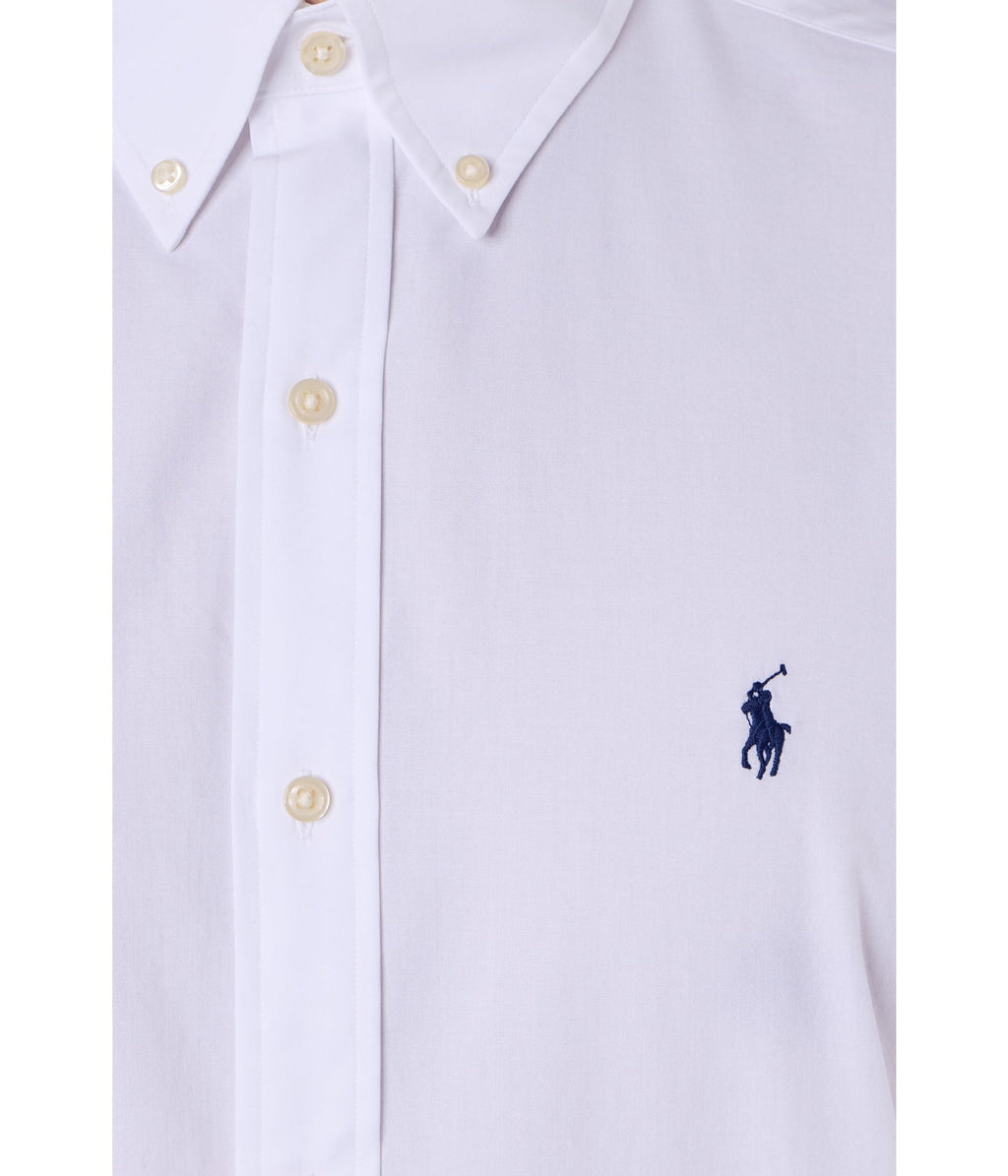Classic Fit Stretch Poplin Shirt – White XL