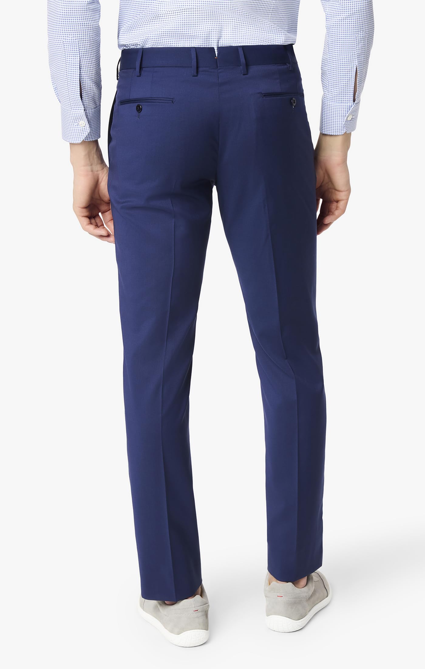 Italian Wool Dress Pants – Dark Blue 34W