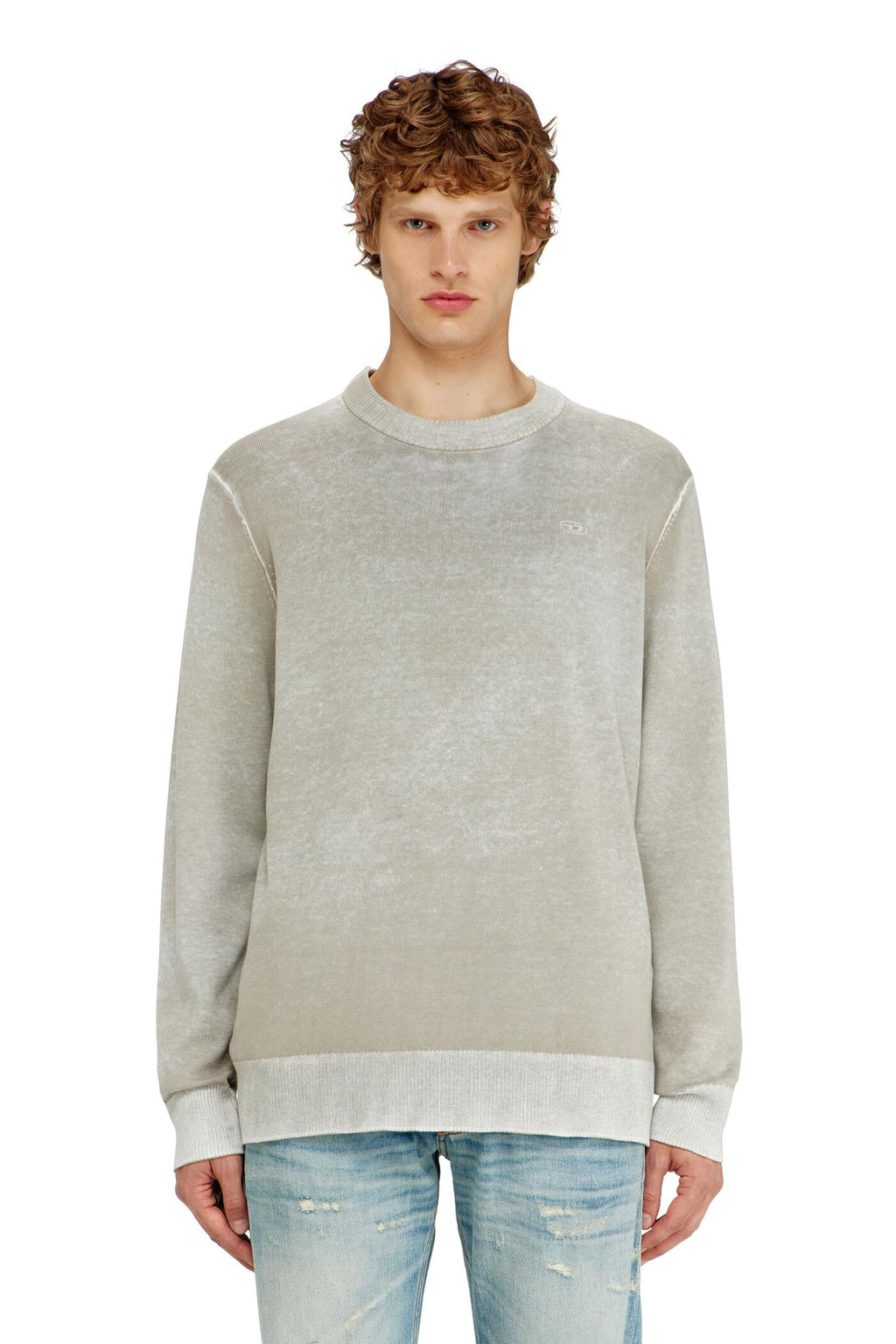 Diesel K-Laurent Knitwear Light Grey