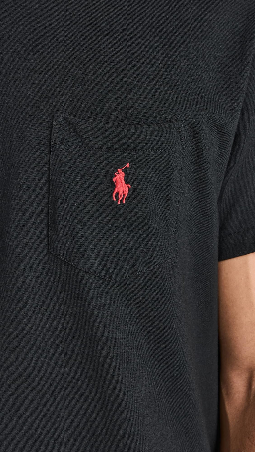 Classic Fit Pocket T-Shirt – Black XL