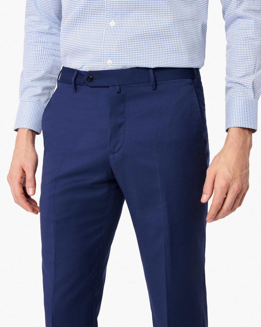 Italian Wool Dress Pants – Dark Blue 34W