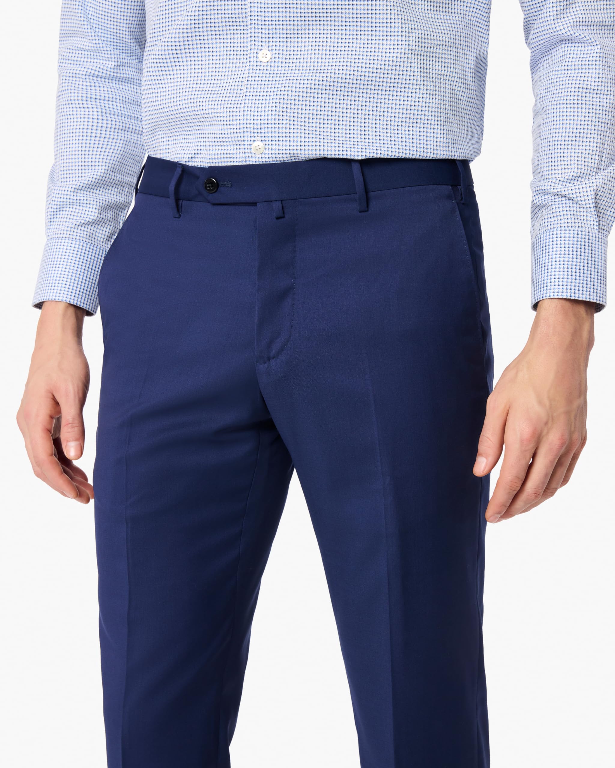 Italian Wool Dress Pants – Dark Blue 34W