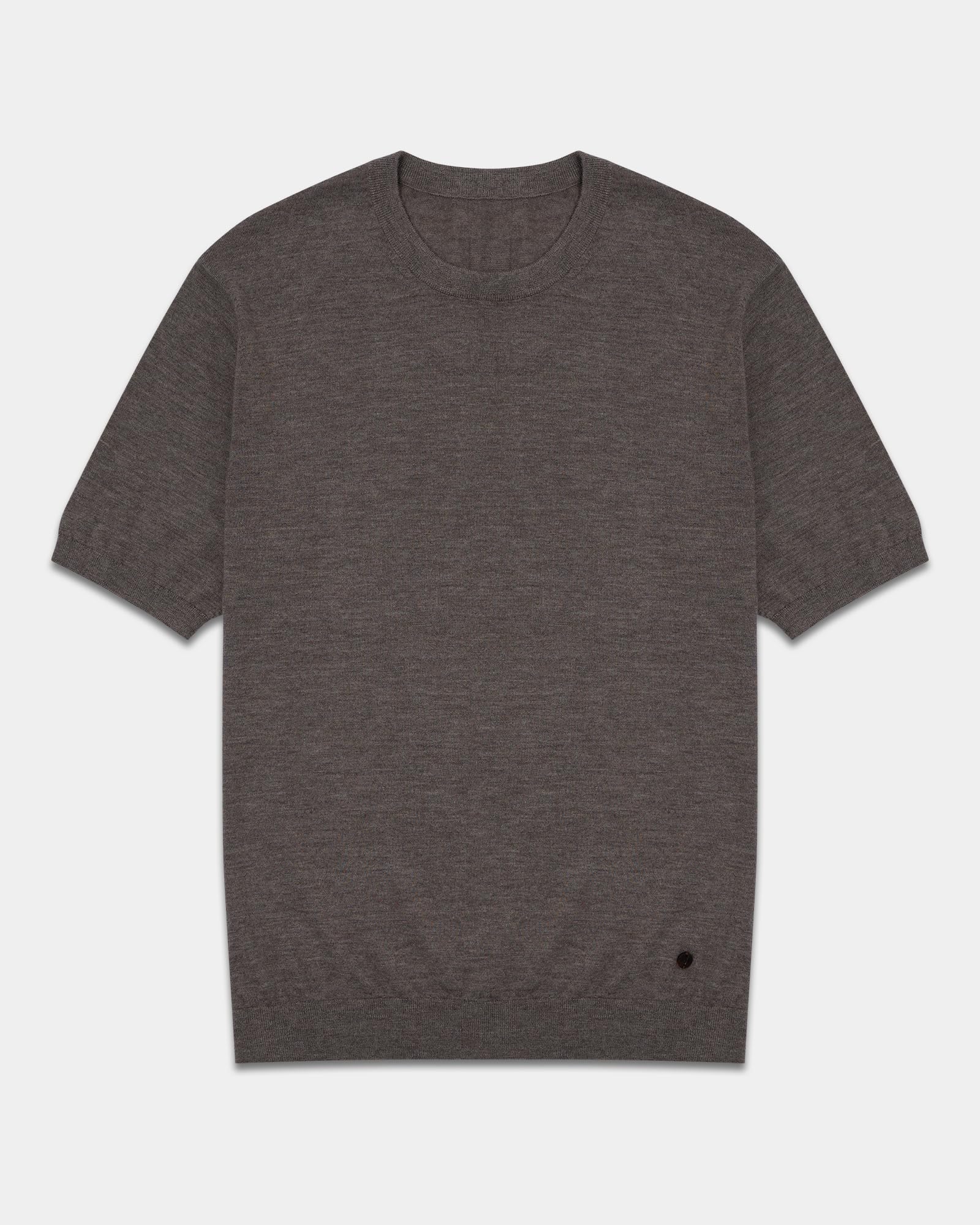 Cashmere Knit Crewneck T-Shirt